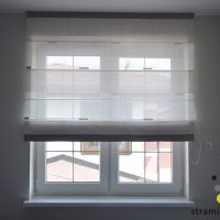 Roleta rzymska montowana do sufitu