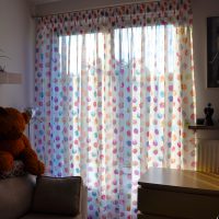firana na taśmie pokój dziecka